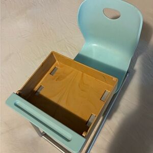 Our Generation Blue Plastic Student Desk Chair Toy for 18” Dolls